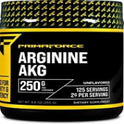 PrimaForce AAKG Arginine Powder, 250 grams (L-Arginine and Alpha-Ketoglutarate)