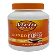 Metamucil Psyllium Super Fiber Capsules 200 Total Digestive & Heart Health NEW