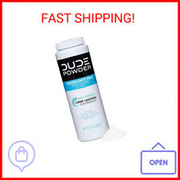 DUDE Body Powder - Fragrance Free 4 Ounce Bottle Natural Deodorizers With Chamom