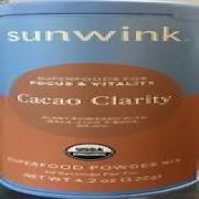 SUNWINK Organic Cacao Clarity Superfood Mix, 4.2 OZ
