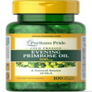Puritan's Pride Evening Primrose Oil 500 mg with GLA, White, 100 Count (Pack of
