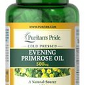 Puritan's Pride Evening Primrose Oil 500 mg with GLA, White, 100 Count (Pack of