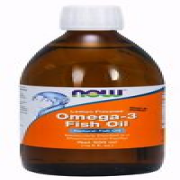 NOW Supplements - Omega-3 Fish Oil Lemon Flavored 500 ml (16.9 fl oz)