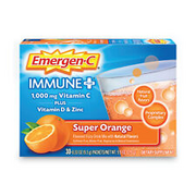 Emergen-C Immune+ Formula 0.33 oz Super Orange 30 Packets F85898100042T