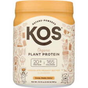 KOS Organic Vegan Protein Powder, Chocolate Peanut Butter