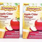 (2 pk) Emergen-C Apple Cider Vinegar Daily Immune Support Drink Mix Packets 6/24