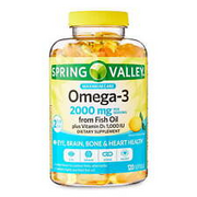 Spring Valley Maximum Care Omega-3 from Fish Oiln Dietary Supplement ,120 Count