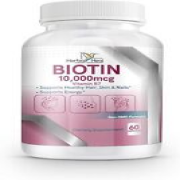 Herba Heal Biotin 10,000MCG Capsules Hair Growth Vitamin B7 Pills