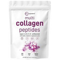 1 LB Collagen Peptides Powder -Hydrolyzed Protein Peptides (Type I,II,III,V,X)