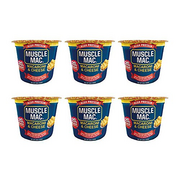 Muscle Mac High Protein Macaroni & Cheese Microwave Cup, 6 Cups