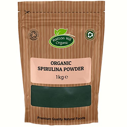 Organic Spirulina Powder 1kg by Hatton Hill Organic - Free UK Delivery