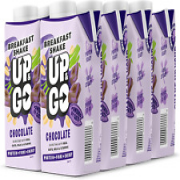 UP & GO Breakfast Drink - Chocolate, High Protein, Calcium & Fibre 330ml x 8