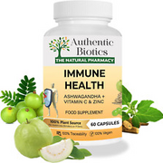 Authentic Biotics – 60 Immunity Support Vitamins, Ashwagandha Capsules with Vita
