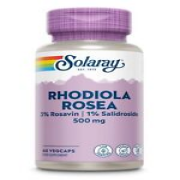Solaray Rhodiola Rosea 500mg - Lab Verified - Vegan - Gluten Free 60 VegCaps
