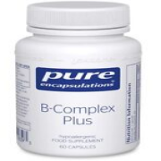 Pure Encapsulations B-Complex Plus 60 Capsules Exp 07/2025