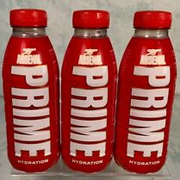 3 x ARSENAL PRIME HYDRATION DRINK. SPECIAL EDITION RARE. LOGAN PAUL.