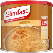 SlimFast Meal Shake, Caramel Flavour, New Recipe, 12 Servings, Lose Weight and K