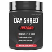 Day Shred Inferno Day Time Fat Burner 60 Tablets Weight Loss Supplement