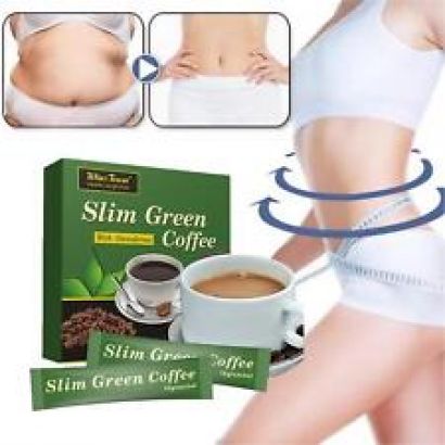 18Teabags Slim Green Coffees With Ganoderma Control Weight Detox Tea Loss UK