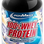 IronMaxx 100% Whey Protein Pulver - Blaubeer Käsekuchen 900g Dose | zuckerreduziertes, wasserlösliches Eiweißpulver aus Molkenprotein | viele verschiedene Geschmacksrichtungen