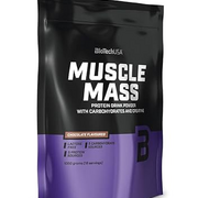 BioTechUSA Muscle Mass | Protein- & Kohlenhydratpulver | mit Kreatin und Glutaminpeptiden | Gainer | Laktosefrei | Mikronisiertes Kreatin | 1 kg | Schokolade
