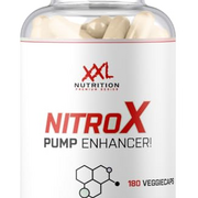 XXL Nutrition - NitroX - Pump Booster, All-in-One-Kreatin & N.O.-Formel - 180 Kapseln