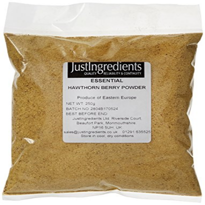 JustIngredients Essentials Hawthorn Berry Powder 250 g (Pack of 3)