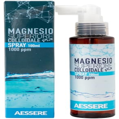 Aessere Superior Magnesium Colloidal Plus Spray, 1000 Ppm, 100 ml