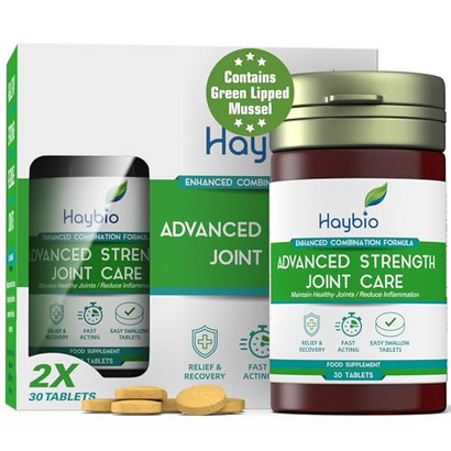 Joint & Muscle Pain Relief Supplement for Men & Women - Joint Care Tablets for Sciatica, Back, Knee & All Muscles - Contains Turmeric - 30 Quick Release Tablets (Twin Pack, 30, Count)