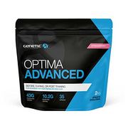 Post Workout Drink - Genetic Supplements - Optima Advanced - Workout Fuel - Muscle Drinks - Strawberry Protein - 2 kg - 35 Servings