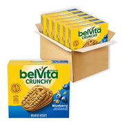 belVita Blueberry Breakfast Biscuits, 30 Total Packs, 5 Count(Pack of 6)