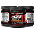 Health Solution Prime pre Workout Booster for Men - German CREATINE CREAPURE - Dietary Supplement - Creatine German - 1 Can 300 Grams (60 Servings)