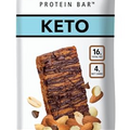 JiMMY! Keto Protein Bar, Energy Bar with Low Net Carb Count, Keto Friendly, Low Sugar, Gluten Free, High Protein Snack, 12 Count