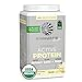 Sunwarrior Vegan Protein Powder USDA Organic | BCAA Sugar Free Gluten Free Non-GMO Dairy Free | Vanilla 20 Servings | Sport Organic Active Protein