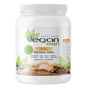 Vegansmart Naturade Plant Based Vegan Protein Powder - All-in-One Nutritional Shake Protein Blend - Gluten Free & Non-GMO - Chai, 15 Servings - (Pack of 6)
