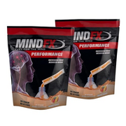 MindFX Performance blend - Energy Powder Drink Mix for Clean Energy, Focus, and Mental Clarity - Elevate Your Performance (Orange Mango, 2)