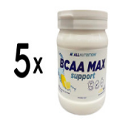 (2500 g, 29,81 EUR/1Kg) 5 x (Allnutrition BCAA Max Support, Strawberry - 500g)