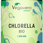 CHLORELLA BIO Vegavero® | 1000 Mg Presslinge | Ohne Zusätze | 180 Tabletten
