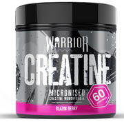 Warrior Creatine Monohydrate Powder – 300g – Micronised for Easy Mixing- Berry