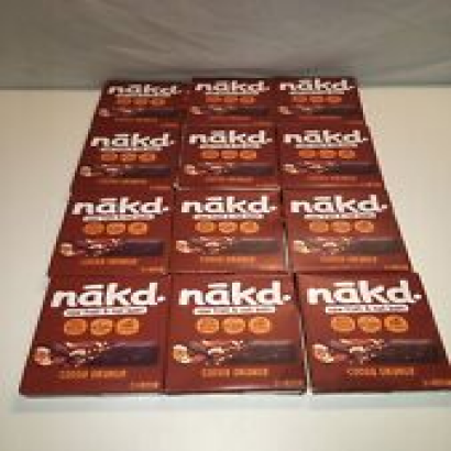 Nakd Cocoa Orange Natural Fruit & Nut Bars - Vegan Gluten Free - 35g x 36 bars