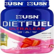 USN Diet Fuel UltraLean Strawberry 1KG: Meal Replacement Shake, Diet Protein