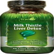 Irwin Naturals Milk Thistle Liver Detox plus BioPerine Softgels, 60 CT