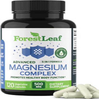 500Mg Advanced Magnesium Complex - 5 in 1 Formula for Bones, Muscles, Nerves, Sl