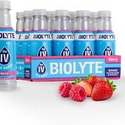 BIOLYTE Electrolyte Drink - IV in a Bottle  Drink Rapid Hydrate 12 Pk Berry