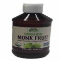 NOW Foods Organic Monk Fruit Liquid Zero Calorie Sweetener 8oz Exp 8/24