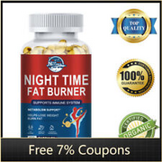 Night Time Fat Burner 120Pills For Fat Burn Weight Loss Appetite Suppressant
