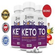 Bionic Keto ACV Pills 1275 MG Stronger Than Gummies Keto Support 3 Bottles