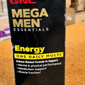 GNC Mega Men Essentials Energy One Daily Multi, 60 Caplets EXP 5/24