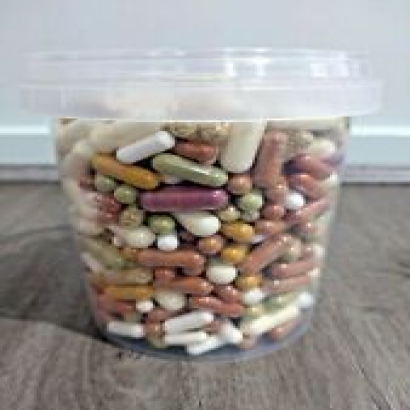 Organic Superfood Combination Capsules 500mg of 10 Different caps in 1 Pack!