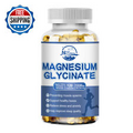 Magnesium Glycinate 1330mg - 120 Capsules For Sleep, Stress Relief Support Bone